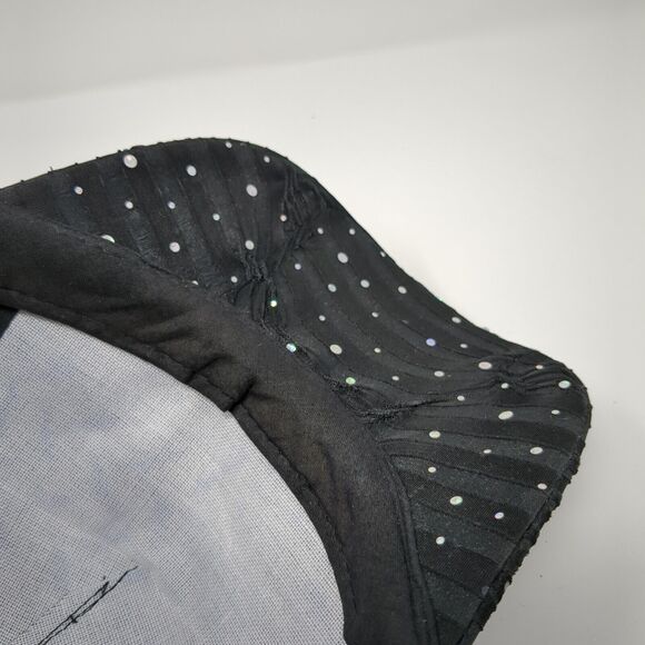 Something Special LA Snapback Trucker Hat Black OS Adjustable Sequin Mesh Back - Picture 7 of 8